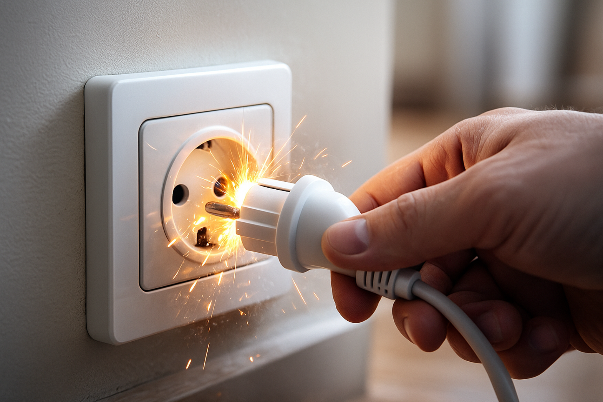 Gniazdka iskrzą przy podłączaniu urządzeń? Przyczyny, zagrożenia i bezpieczne rozwiązania